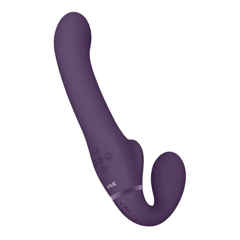 Ai - Double vibration et chatouillement par ondes d'air, strap-on sans ceinture