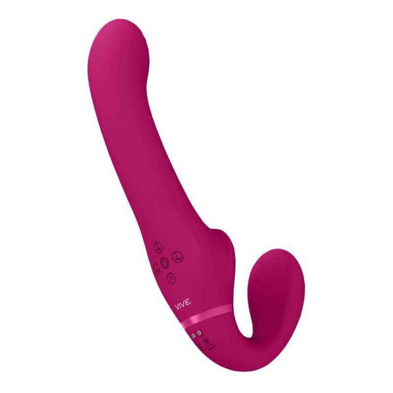 Ai - Double vibration et chatouillement par ondes d'air, strap-on sans ceinture