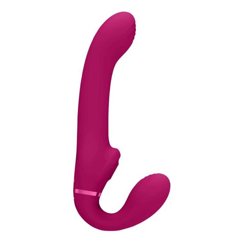 Ai - Double vibration et chatouillement par ondes d'air, strap-on sans ceinture