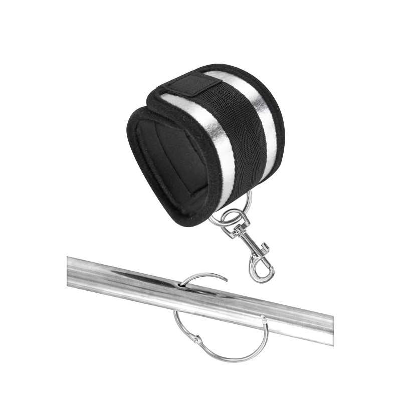Barre de soumission BDSM avec 4 menottes ajustables