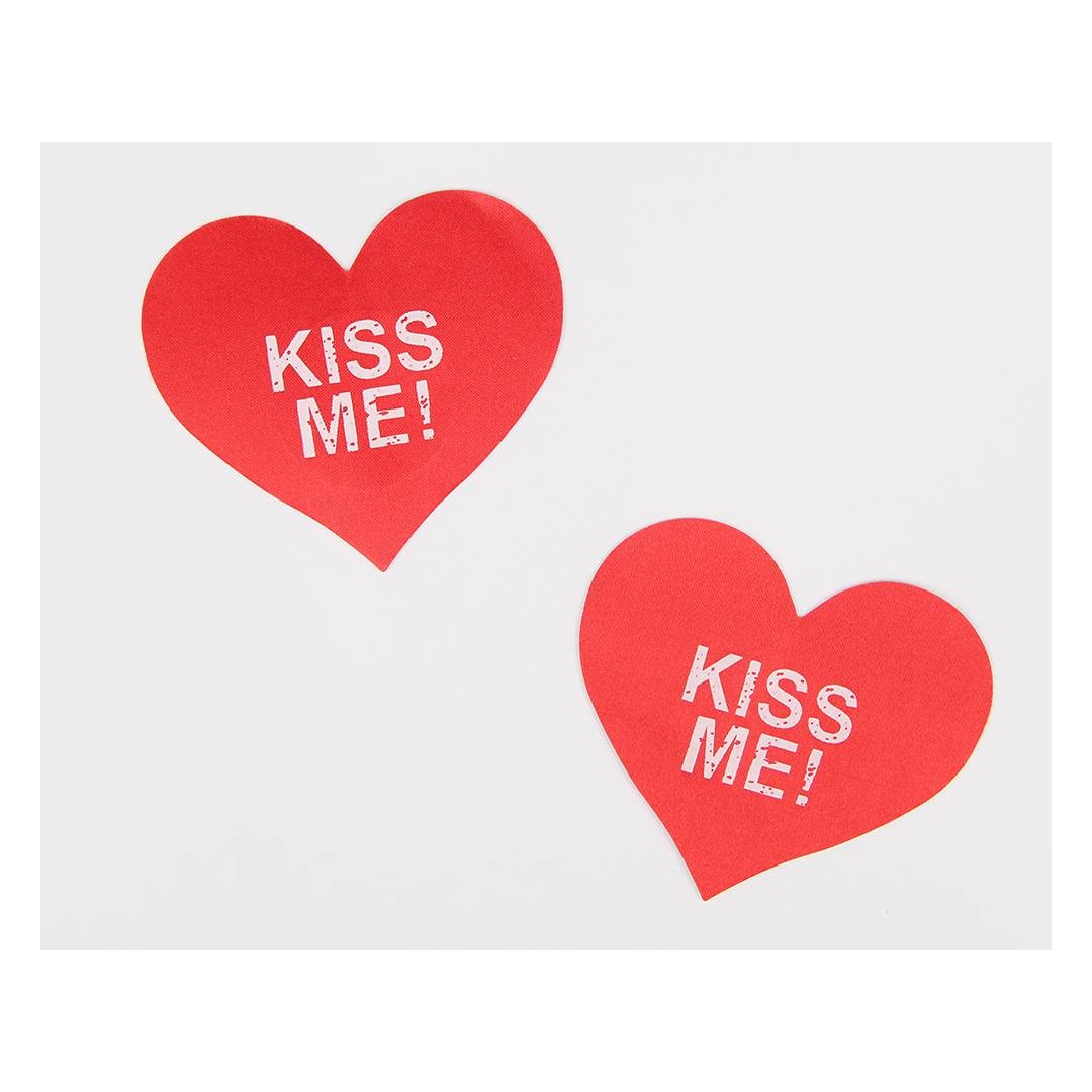 Cache-tétons kiss me