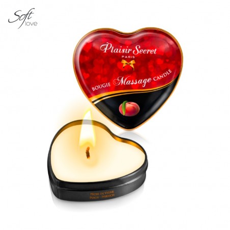 Mini bougie de massage en coeur Plaisir Secret Mini bougie de massage en coeur Plaisir Secret