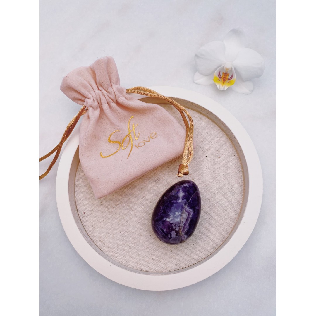 Oeuf de Yoni - Améthyste