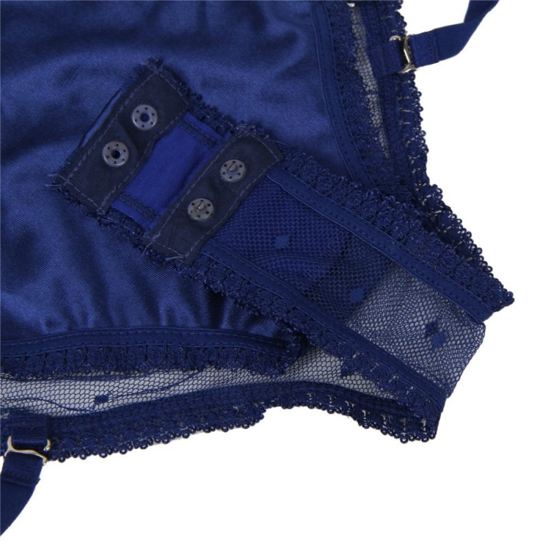 Body dentelle Jessica Noir ou Bleu