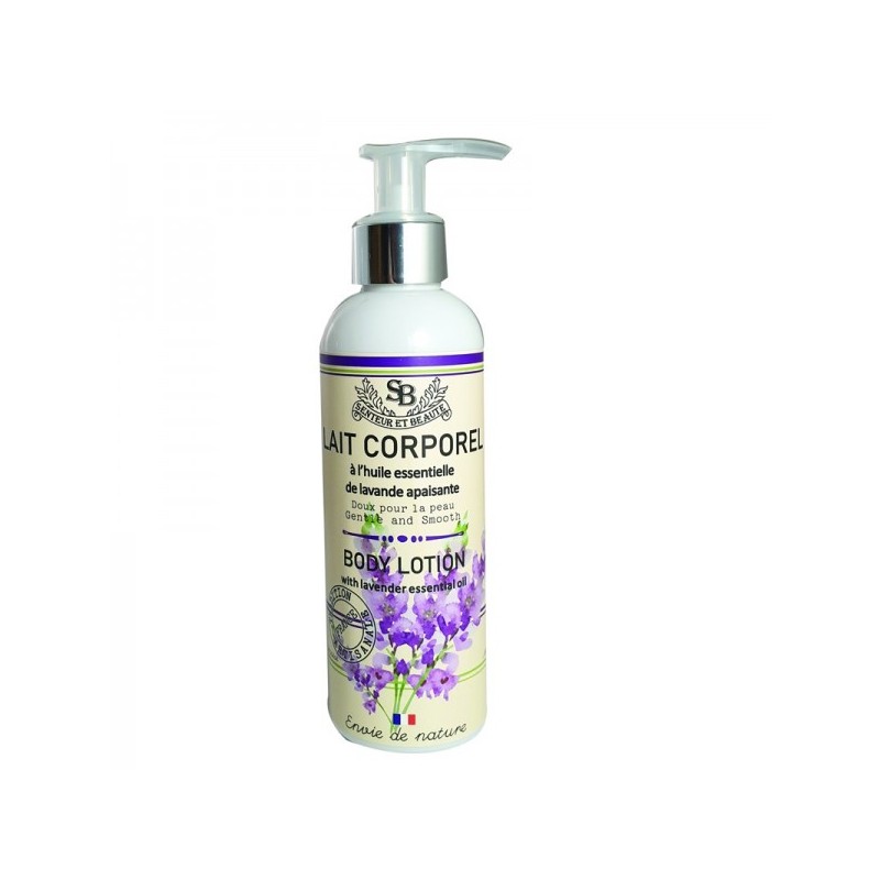 Lait de corps à l'huile essentielle de lavande 200ml