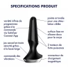 Satisfyer Plug-ilicious 2 - Plug Anal Connecté et Ergonomique