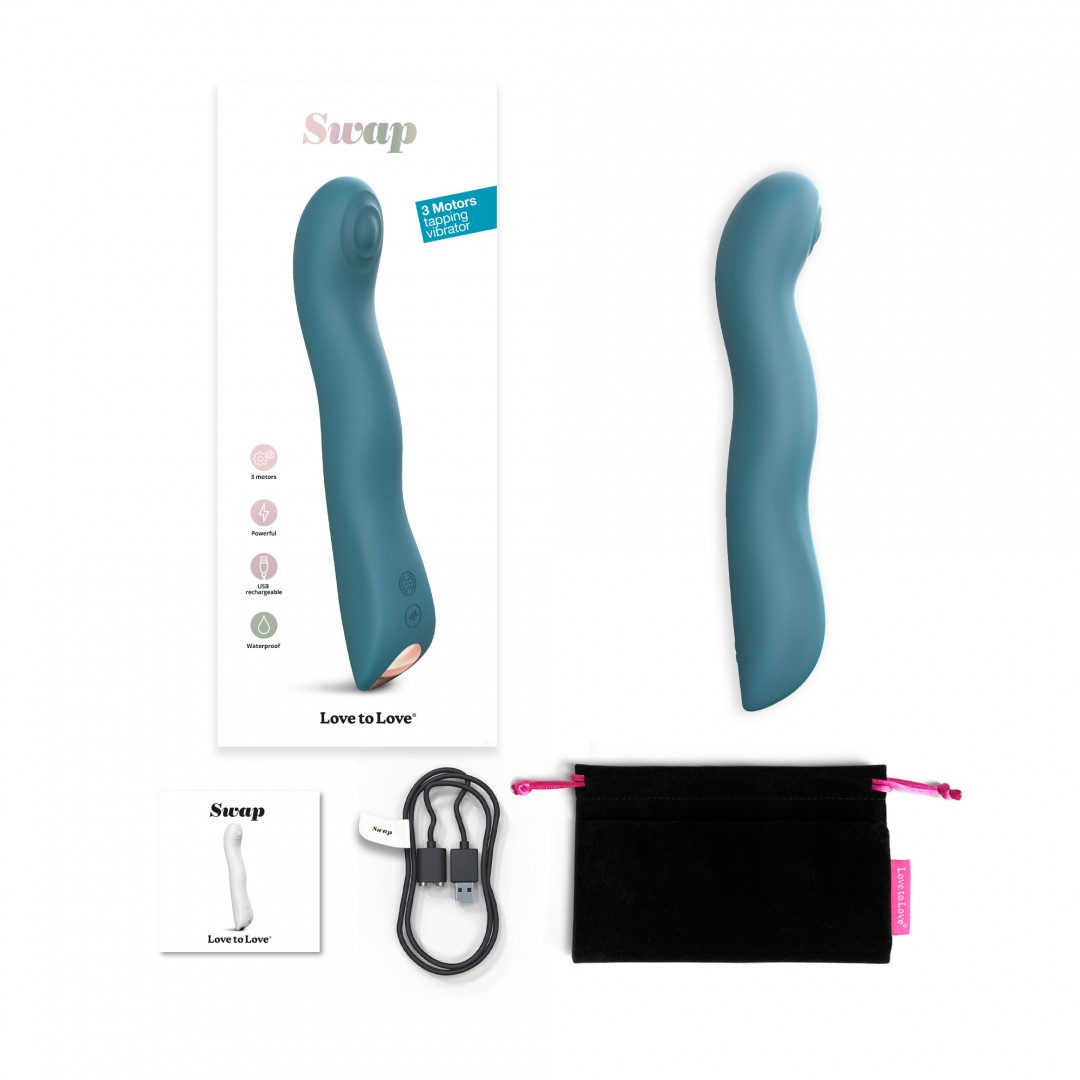 Sextoy Point G 3 moteurs avec tapotements et vibrations - Love to Love
