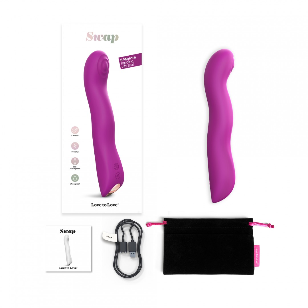 Sextoy Point G 3 moteurs avec tapotements et vibrations - Love to Love
