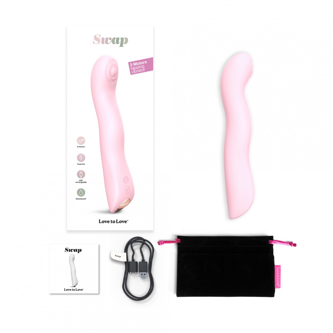 Sextoy Point G 3 moteurs avec tapotements et vibrations - Love to Love