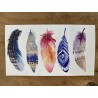 Tatouages temporaires plumes d'oiseaux aquarelles Tatouages temporaires plumes d'oiseaux aquarelles