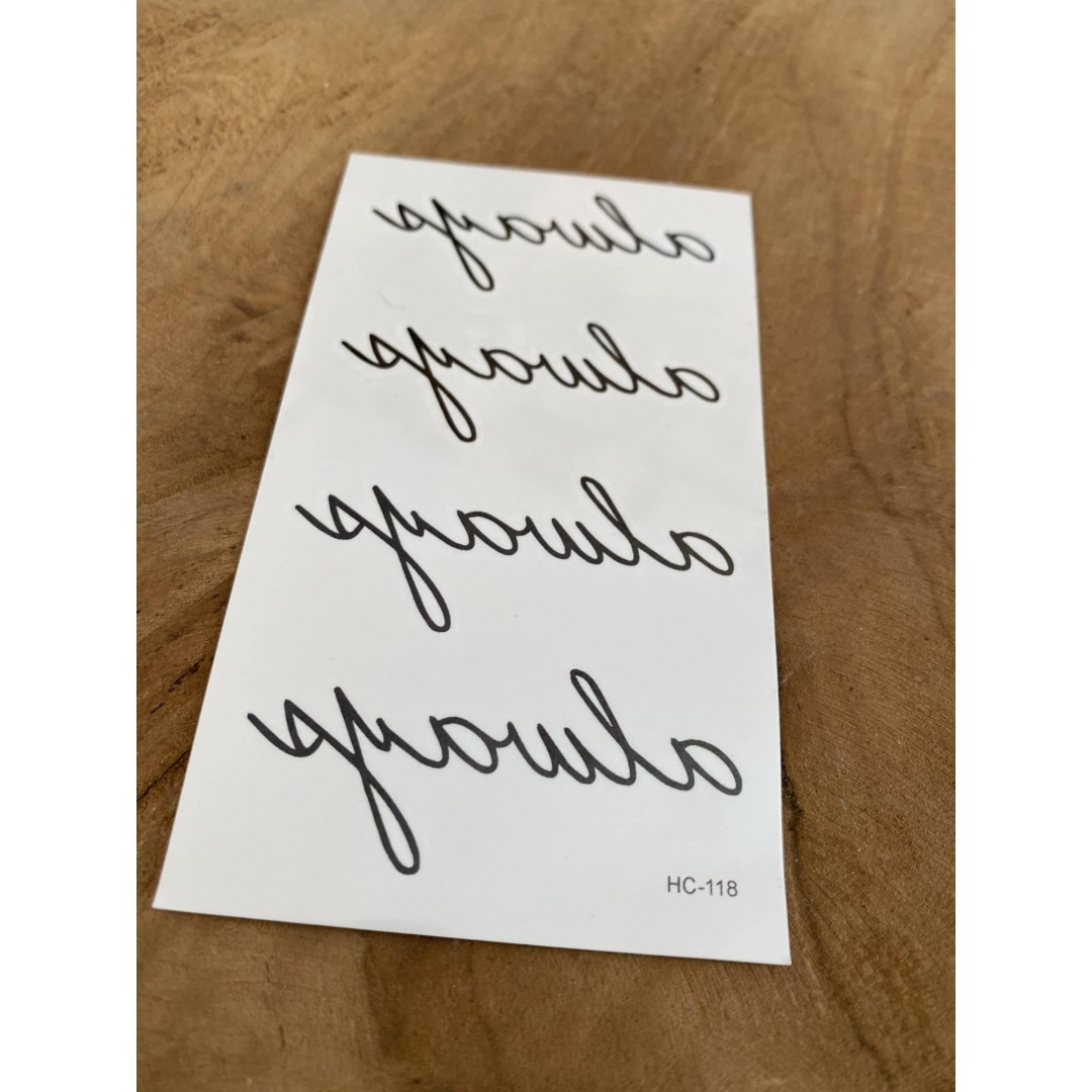 Tatouages temporaires Always