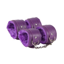 Menottes poignet avec fourrure (1 paire)