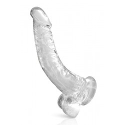 Gode translucide en jelly 22cm