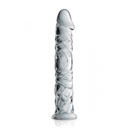 Dildo en verre incassable translucide nr4
