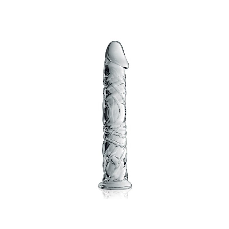 Dildo en verre incassable translucide nr4