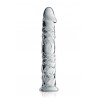 Dildo en verre incassable translucide nr4