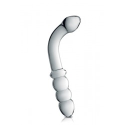 Dildo en verre incassable translucide nr8