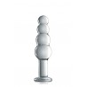 Dildo en verre avec boules progressives nr9