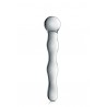 Dildo en verre ondulé avec boule nr10 Dildo en verre ondulé avec boule nr10