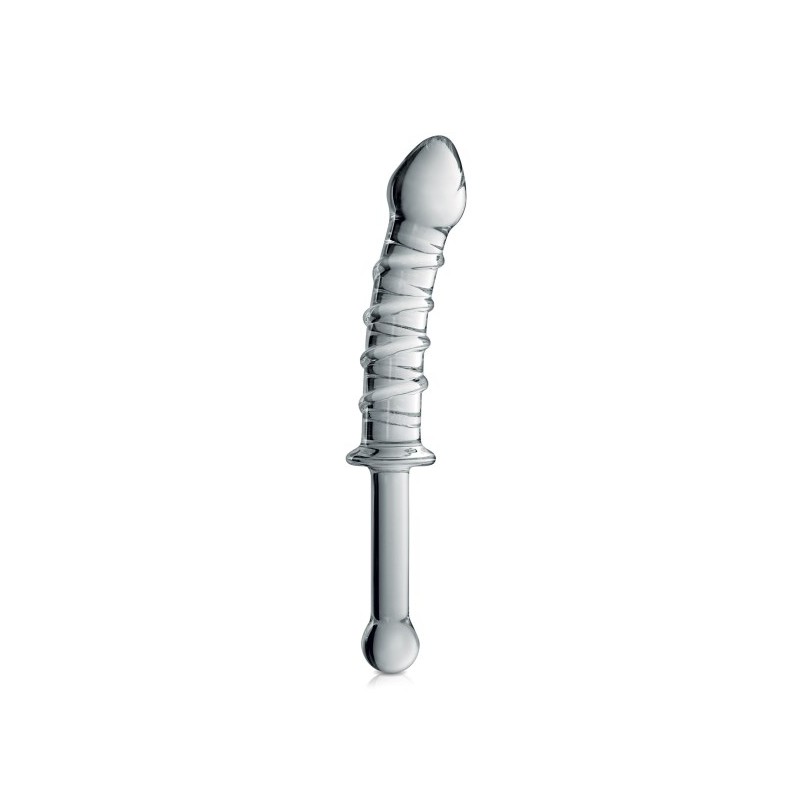 Dildo en verre avec poignée nr16