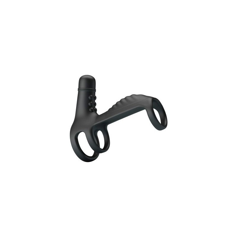 Triple cockring avec tige pour un maintien optimal