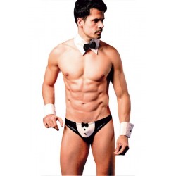 Déguisement sexy de barman trois pièces