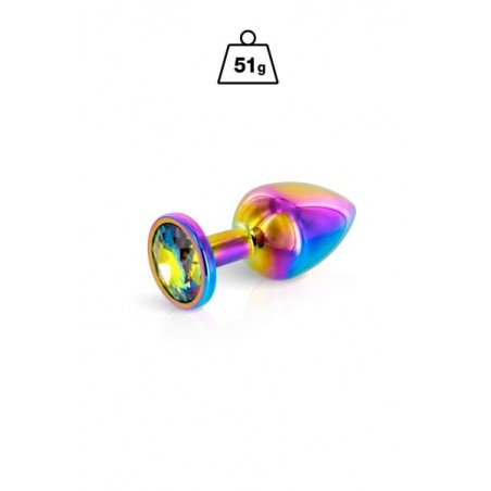 Plug aluminium et bijou Rainbow XS, S ou M