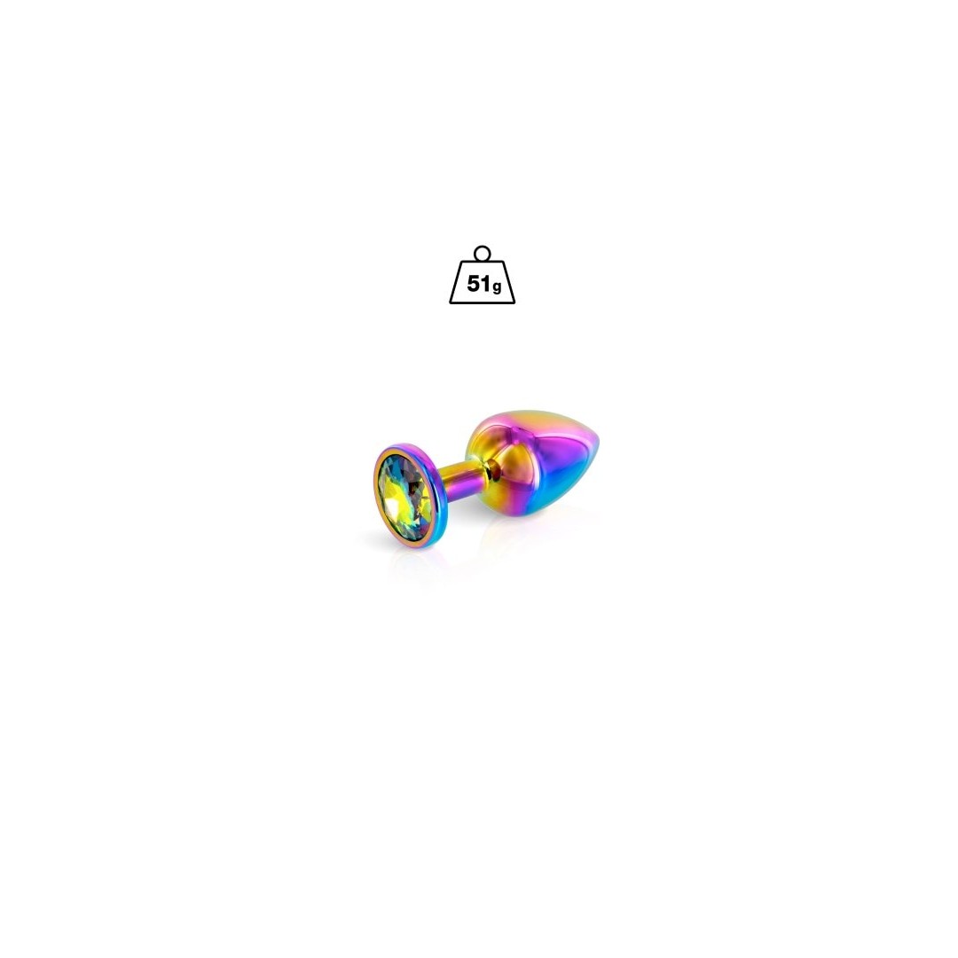 Plug aluminium et bijou Rainbow XS, S ou M