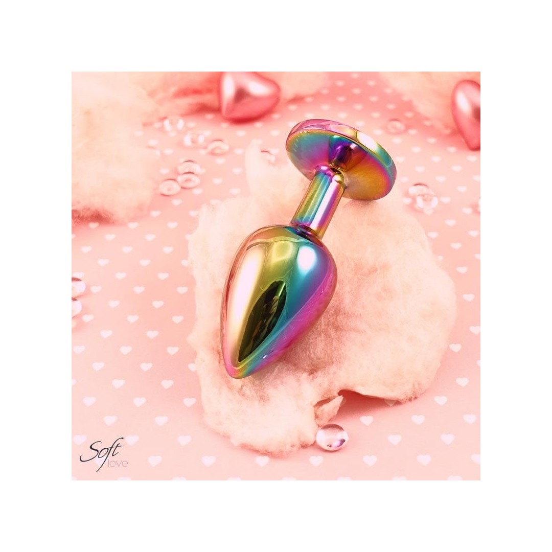 Plug aluminium et bijou Rainbow XS, S ou M