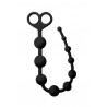 Chapelet anal en silicone noir ou rose Chapelet anal en silicone noir ou rose