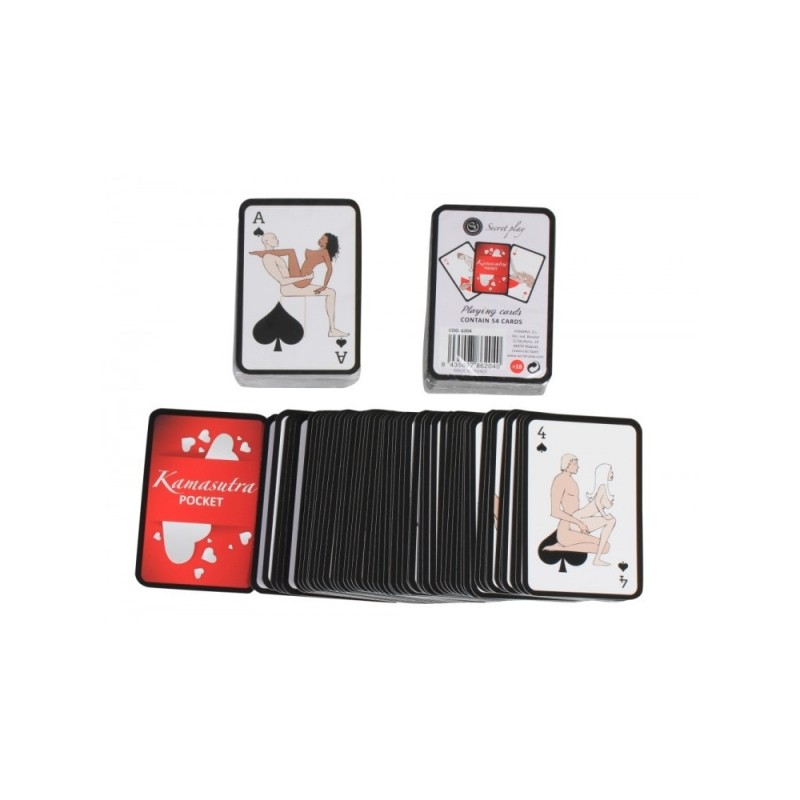 Jeu de cartes de poche Kamasutra