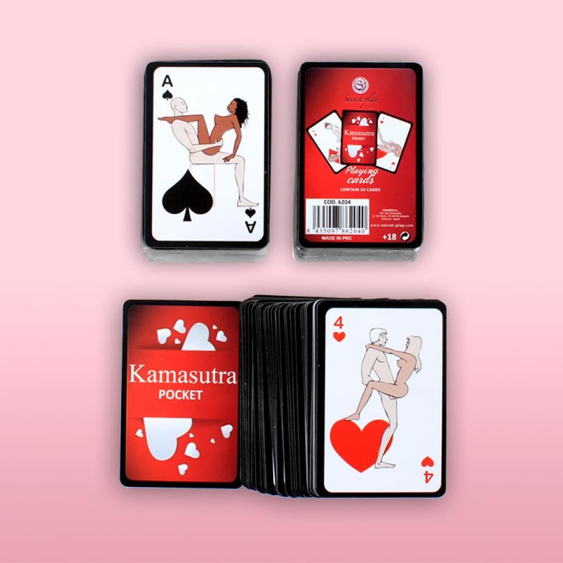 Jeu de cartes de poche Kamasutra