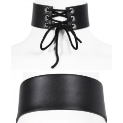 Collier avec lacet