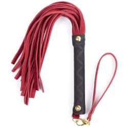 Fouet doré en cuir