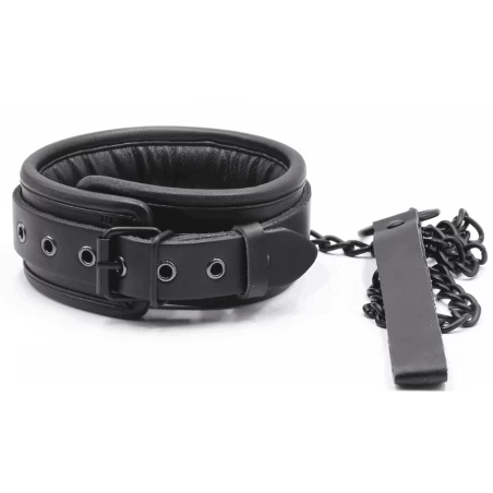 Collier expert avec chaine noire
