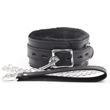 Collier confort avec chaine argentée