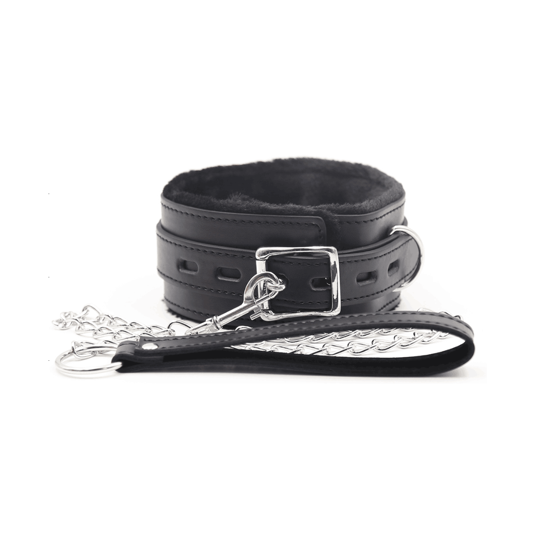 Collier confort avec chaine argentée