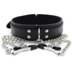 Collier avec pinces tétons