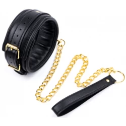 Collier confort avec chaine dorée