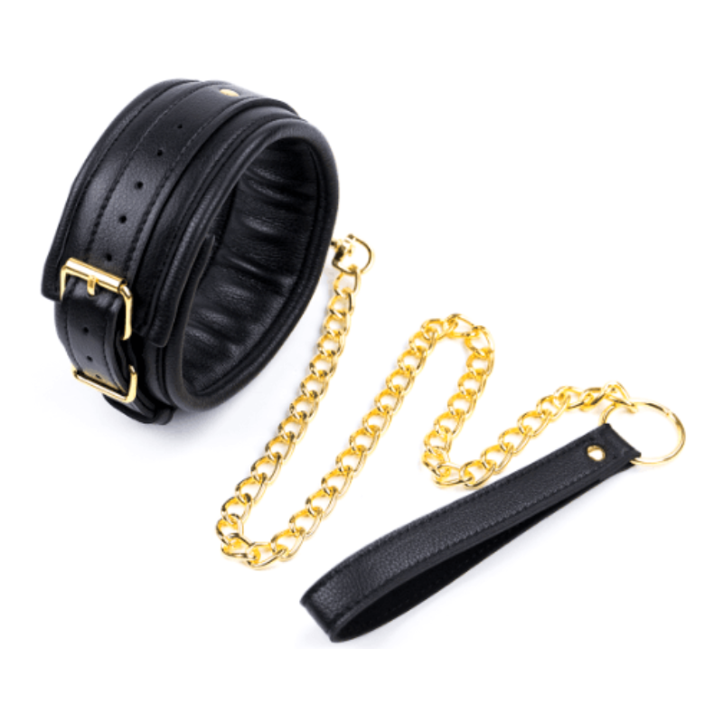 Collier confort avec chaine dorée