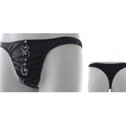 String pour homme avec laisse