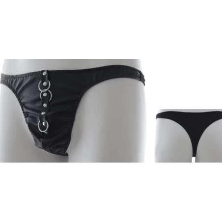 String pour homme avec laisse