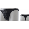 String pour homme avec laisse