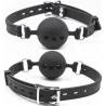 Bâillon silicone percé pour faciliter la respiration