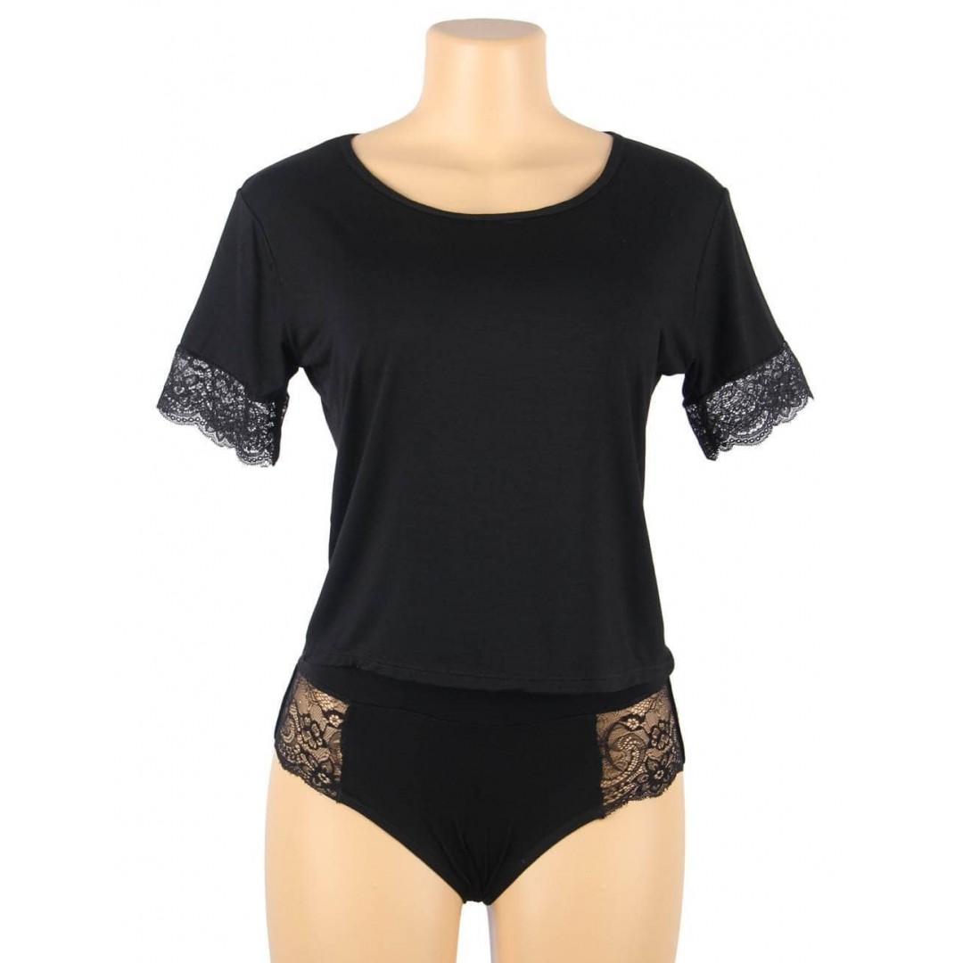 Pyjama Sexy Nadine Noir