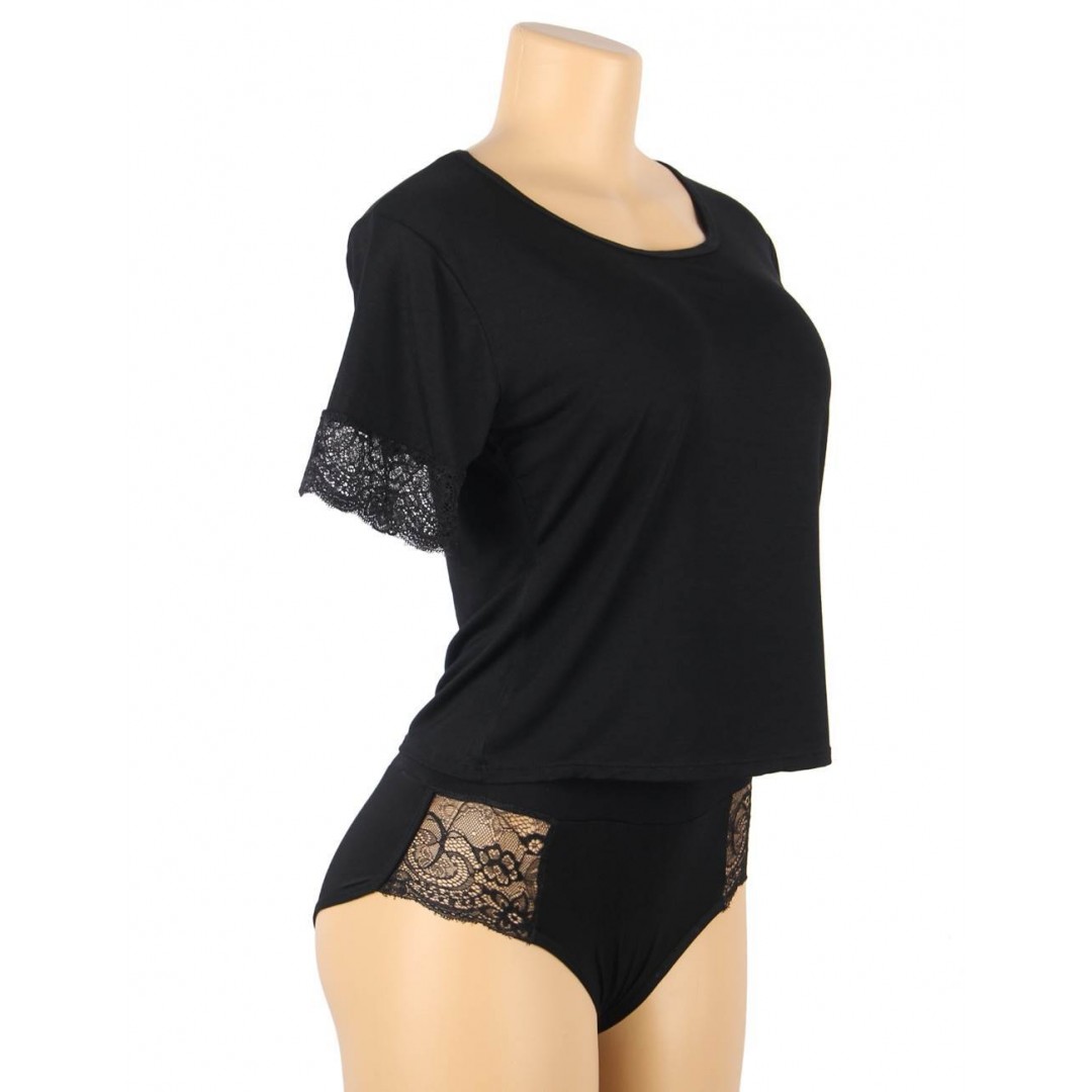 Pyjama Sexy Nadine Noir