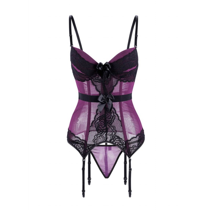 Corset Sabine Noir ou Mauve