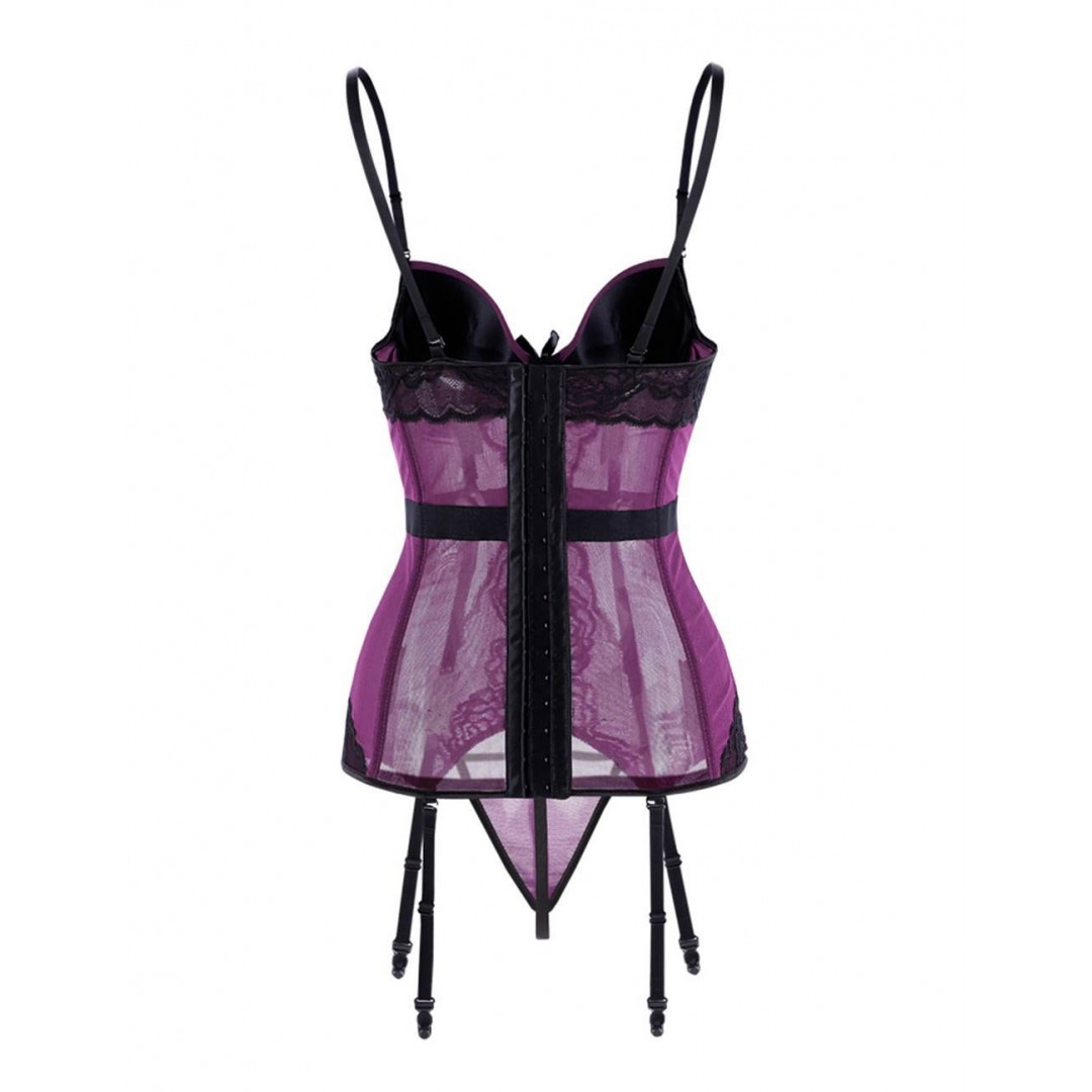 Corset Sabine Noir ou Mauve