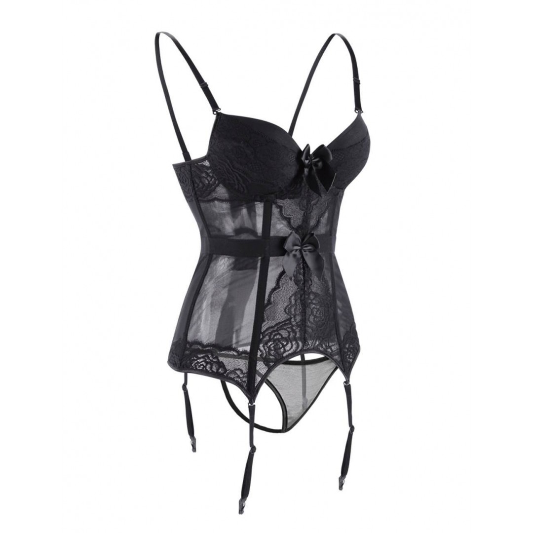 Corset Sabine Noir ou Mauve
