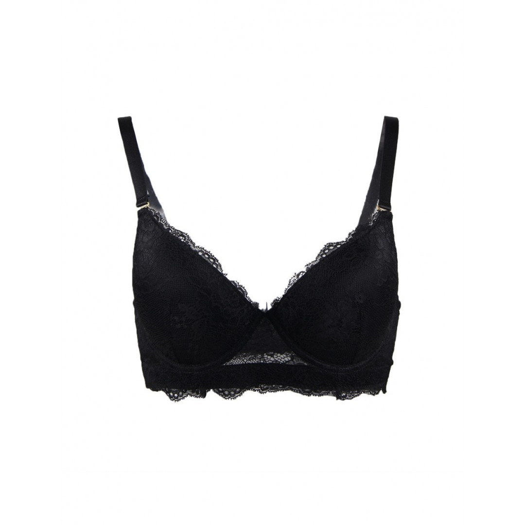 Soutien-gorge confortable en dentelle de haute qualité Noir, Bordeau ou Blanc